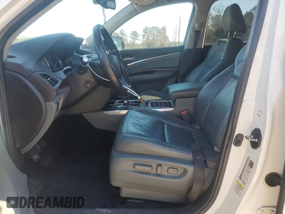 2015 Acura MDX Tech Pkg with VIN 5FRYD3H4XFB013234, listed as a Copart auction lot 46195785 with 156,628 mi miles and Salvage Title. Bid and sale history available at carsss.com. Image 7.