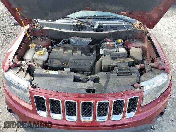 2017 Jeep Compass Sport with VIN 1C4NJCBB9HD170901, listed as a Copart auction lot 45993205 with 137,995 mi miles and Salvage Title. Bid and sale history available at carsss.com. Image 11.