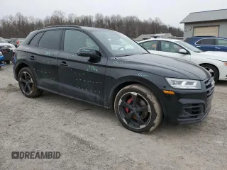 2019 Audi SQ5 Prestige with VIN WA1C4AFY2K2004492, listed as a Copart auction lot 44506825 with 159,508 mi miles and Salvage Title. Bid and sale history available at DreamBid. Image 4.