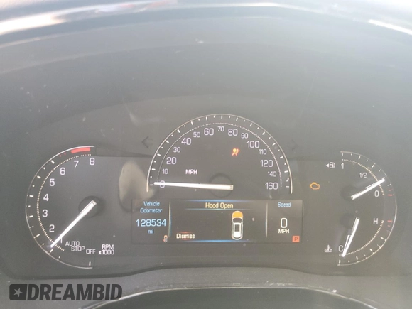 2019 Cadillac XT5 Premium Luxury AWD with VIN 1GYKNFRS6KZ233259, listed as a Copart auction lot 53647695 with 128,534 mi miles and Salvage title. Bid and sale history available at DreamBid. Image 9.