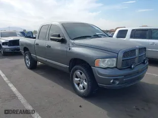 2005 Dodge Ram 1500 SLT with VIN 1D7HA18D55S355017, listed as a IAAI auction lot 41224611 with 126,997 mi miles. Bid and sale history available at carsss.com. Image 1.