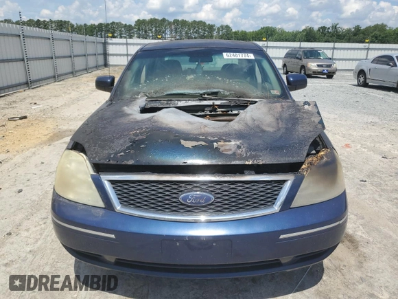 2006 Ford Five Hundred SE with VIN 1FAFP26146G116549, listed as a Copart auction lot 62401774 with 0 mi miles and Salvage Title. Bid and sale history available at carsss.com. Image 5.
