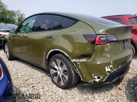 2021 Tesla Model Y Long Range z VIN 5YJYGDEE4MF085975, wystawiony jako Copart lot #58838485 z przebiegiem 72 550 mil mil oraz Szkoda całkowita • Salvage title. Historia ofert i sprzedaży dostępna na DreamBid. Obrazek 2.