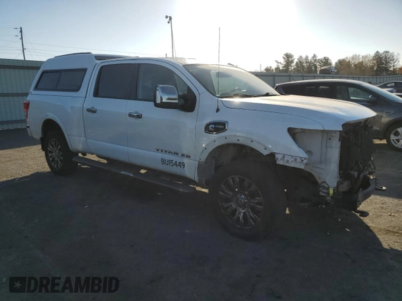 2017 Nissan Titan XD SV with VIN 1N6BA1F4XHN562974, listed as a Copart auction lot 79452174 with 86,414 mi miles and Salvage Title. Bid and sale history available at carsss.com. Image 4.