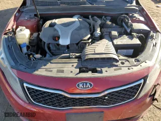 2012 Kia Optima SX with VIN 5XXGR4A63CG005016, listed as a Copart auction lot 43937215 with 193,714 mi miles and Salvage Title. Bid and sale history available at carsss.com. Image 12.