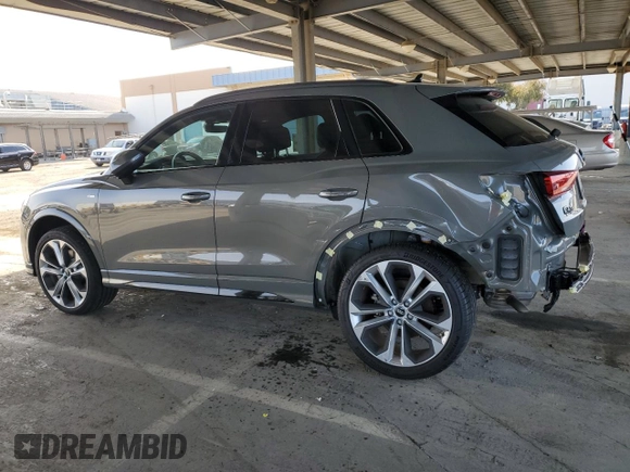 2022 Audi Q3 S line Premium Plus with VIN WA1EECF32N1007232, listed as a Copart auction lot 48738675 with 13,236 mi miles and Salvage Title. Bid and sale history available at carsss.com. Image 2.