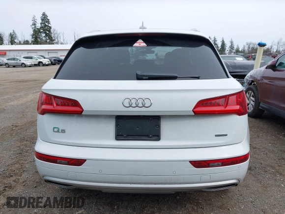 2020 Audi Q5 Premium Plus with VIN WA1BNAFY2L2014594, listed as a IAAI auction lot 41765211 with 63,600 mi miles. Bid and sale history available at carsss.com. Image 16.