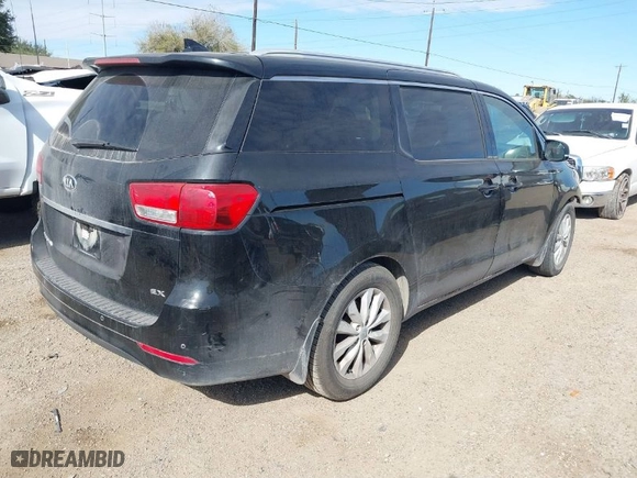 2017 Kia Sedona EX with VIN KNDMC5C15H6273020, listed as a IAAI auction lot 41255152 with 116,706 mi miles. Bid and sale history available at carsss.com. Image 4.