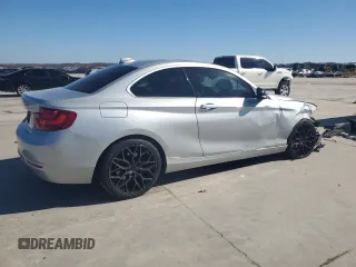 2015 BMW 2 Series 228i xDrive with VIN WBA1F7C55FVX95719, listed as a Copart auction lot 43838925 with 159,279 mi miles and Salvage Title. Bid and sale history available at carsss.com. Image 3.