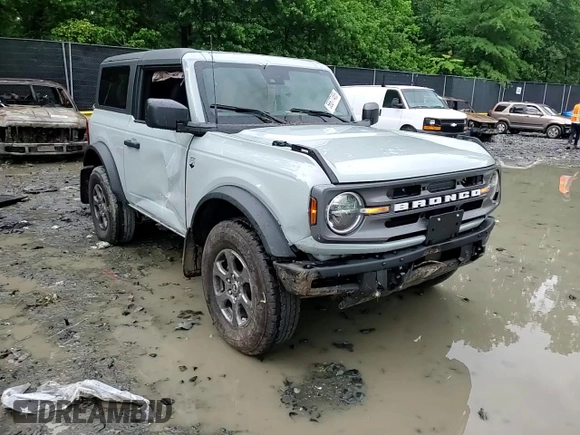 2024 Ford Bronco Big Bend with VIN 1FMDE7AH7RLB13323, listed as a Copart auction lot 56677485 with 1,357 mi miles and Salvage title. Bid and sale history available at DreamBid. Image 14.