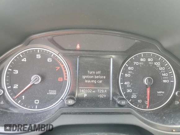 2015 Audi Q5 Premium with VIN WA1CFAFP0FA045488, listed as a Copart auction lot 60279075 with 140,102 mi miles and Clean title. Bid and sale history available at DreamBid. Image 9.