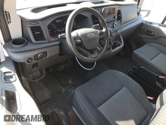 2023 Ford Transit Cargo with VIN 1FTBR1Y83PKA55264, listed as a Copart auction lot 56707125 with 14,737 mi miles and Clean title. Bid and sale history available at DreamBid. Image 8.