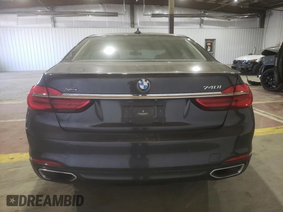 2017 BMW 7 Series 740i xDrive with VIN WBA7E4C59HGU99315, listed as a Copart auction lot 51578444 with 0 mi miles. Bid and sale history available at carsss.com. Image 6.