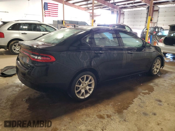 2013 Dodge Dart SXT with VIN 1C3CDFBA7DD233631, listed as a Copart auction lot 53117205 with 159,315 mi miles and Salvage Title. Bid and sale history available at carsss.com. Image 3.