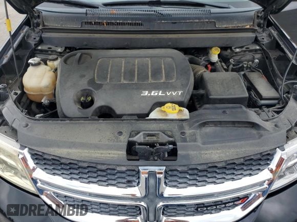 2015 Dodge Journey SXT with VIN 3C4PDCBG9FT690969, listed as a Copart auction lot 63434185 with 108,118 mi miles and Clean title. Bid and sale history available at DreamBid. Image 12.