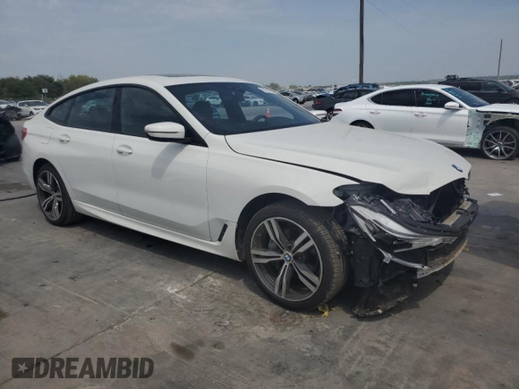 2019 BMW 6 Series 640i xDrive with VIN WBAJV6C50KBK08285, listed as a Copart auction lot 68740314 with 17,116 mi miles and Salvage Title. Bid and sale history available at carsss.com. Image 4.