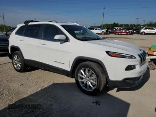 2018 Jeep Cherokee Limited with VIN 1C4PJMDX7JD607226, listed as a Copart auction lot 56944715 with 77,258 mi miles and Salvage title. Bid and sale history available at DreamBid. Image 4.