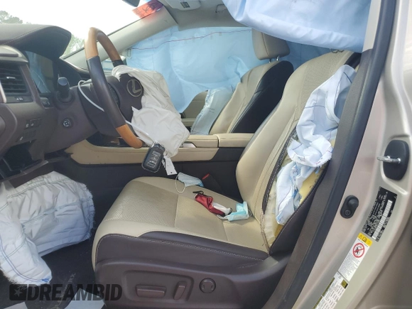 2019 Lexus RX 350 with VIN 2T2ZZMCA6KC120981, listed as a Copart auction lot 51824695 with 92,140 mi miles and Salvage Title. Bid and sale history available at DreamBid. Image 7.