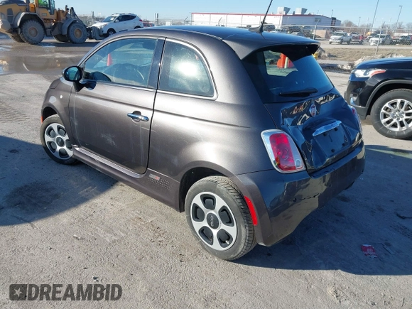 2017 FIAT 500e with VIN 3C3CFFGE6HT682417, listed as a IAAI auction lot 41432822 with 73,447 mi miles. Bid and sale history available at carsss.com. Image 3.