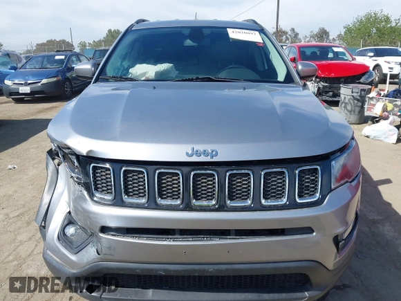 2019 Jeep Compass Latitude with VIN 3C4NJCBB0KT676974, listed as a IAAI auction lot 42020893 with 54,159 mi miles and . Bid and sale history available at DreamBid. Image 12.