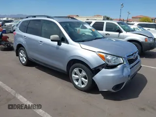 2015 Subaru Forester Premium with VIN JF2SJADC0FH826617, listed as a IAAI auction lot 42150281 with 117,939 mi miles and . Bid and sale history available at DreamBid. Image 1.