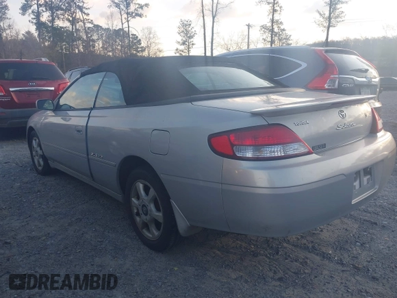 2001 Toyota Solara SE with VIN 2T1FF28P51C497558, listed as a IAAI auction lot 41798753 with 269,741 mi miles and . Bid and sale history available at carsss.com. Image 3.