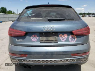 2018 Audi Q3 Premium with VIN WA1BCCFS4JR026621, listed as a Copart auction lot 56717995 with 118,484 mi miles and Salvage title. Bid and sale history available at DreamBid. Image 6.