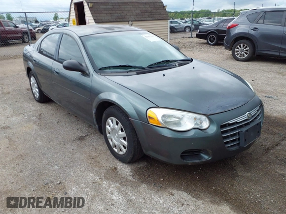 2004 Chrysler Sebring LX with VIN 1C3EL46X14N167733, listed as a IAAI auction lot 42147124 with 166,358 mi miles and . Bid and sale history available at DreamBid. Image 1.