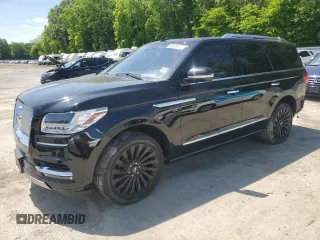 2018 Lincoln Navigator Reserve z VIN 5LMJJ2LTXJEL10513, wystawiony jako Copart lot #56628105 z przebiegiem 64 799 mil mil oraz Szkoda całkowita • Salvage title. Historia ofert i sprzedaży dostępna na DreamBid. Obrazek 1.