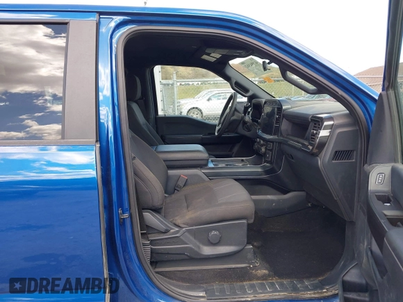 2024 Ford F-150 STX with VIN 1FTEW2LPXRFA56269, listed as a IAAI auction lot 41894302 with 12,941 mi miles and . Bid and sale history available at carsss.com. Image 5.