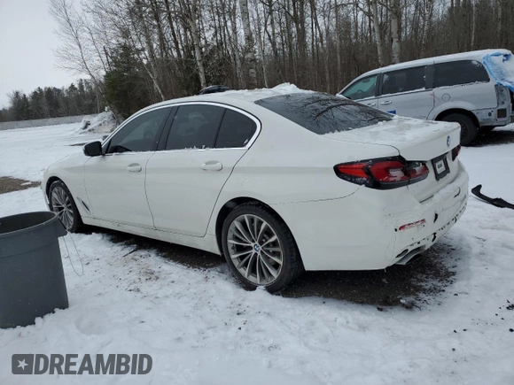 2022 BMW 5 Series 530i xDrive with VIN WBA13BJ04NCK71538, listed as a Copart auction lot 41398115 with 98,359 mi miles and Clean Title. Bid and sale history available at carsss.com. Image 2.