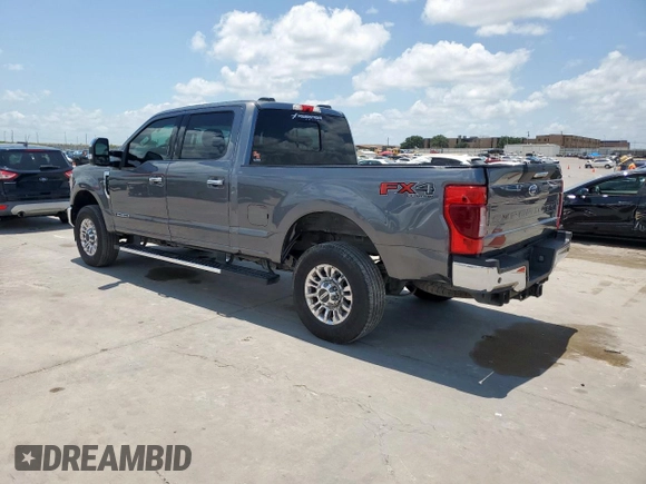 2022 Ford F-250 XL with VIN 1FT8W2BTXNEE16815, listed as a Copart auction lot 61967185 with 116,527 mi miles and Salvage title. Bid and sale history available at DreamBid. Image 2.