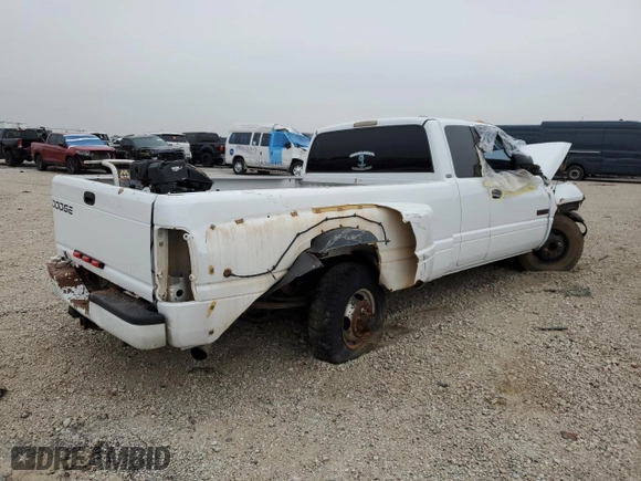 2001 Dodge Ram 3500 with VIN 1B7MC33781J536158, listed as a Copart auction lot 43433515 with 124,856 mi miles and Salvage Title. Bid and sale history available at carsss.com. Image 3.