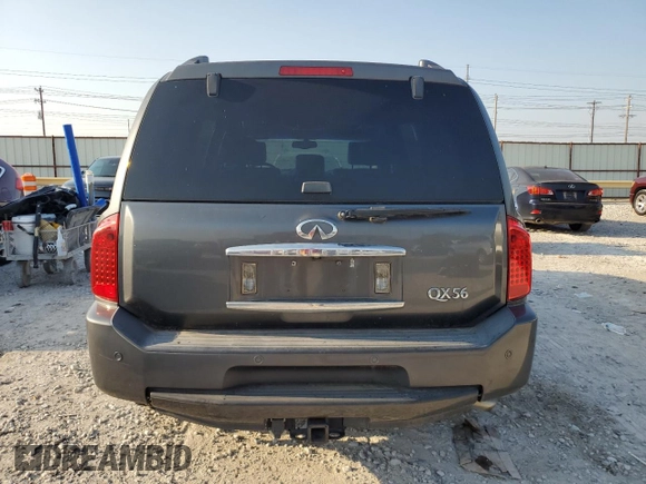 2005 Infiniti QX56 with VIN 5N3AA08C95N802463, listed as a Copart auction lot 66184954 with 206,899 mi miles and Clean Title. Bid and sale history available at carsss.com. Image 6.