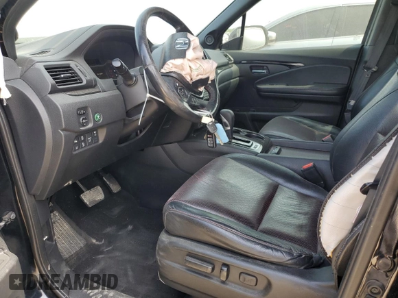 2017 Honda Ridgeline Black Edition with VIN 5FPYK3F81HB033590, listed as a Copart auction lot 53115525 with 128,971 mi miles and Salvage title. Bid and sale history available at DreamBid. Image 7.