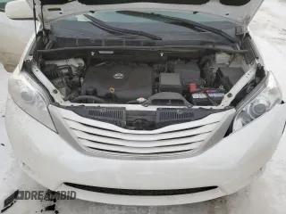 2017 Toyota Sienna LE with VIN 5TDJZ3DC2HS183152, listed as a Copart auction lot 88804605 with 221,348 mi miles and Salvage Title. Bid and sale history available at carsss.com. Image 12.