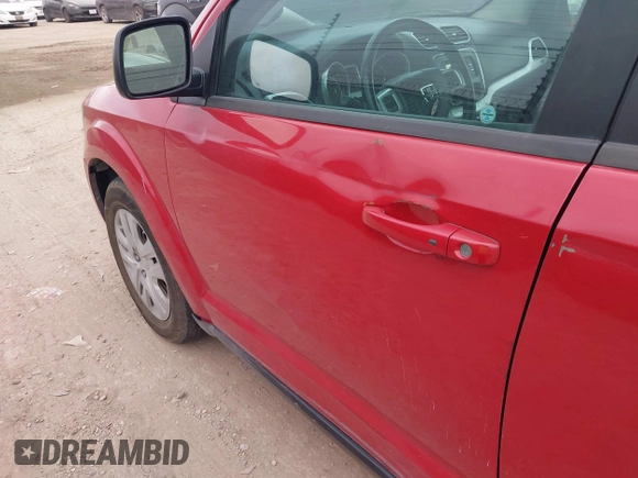 2014 Dodge Journey SE with VIN 3C4PDCAB2ET268532, listed as a IAAI auction lot 42056175 with 126,005 mi miles and . Bid and sale history available at carsss.com. Image 6.