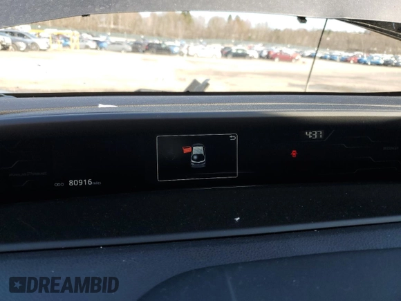 2017 Toyota Prius Plus with VIN JTDKARFP4H3064941, listed as a Copart auction lot 52567955 with 80,916 mi miles and Salvage Title. Bid and sale history available at DreamBid. Image 9.