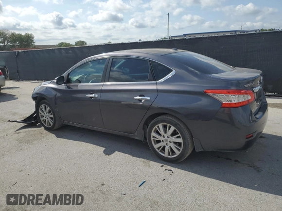 2014 Nissan Sentra SV with VIN 3N1AB7AP5EY286480, listed as a Copart auction lot 55511445 with 124,941 mi miles and Salvage Title. Bid and sale history available at DreamBid. Image 2.