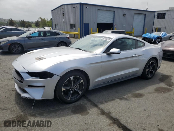 2018 Ford Mustang EcoBoost with VIN 1FA6P8TH6J5123706, listed as a Copart auction lot 56093095 with 60,199 mi miles and Salvage title. Bid and sale history available at DreamBid. Image 1.