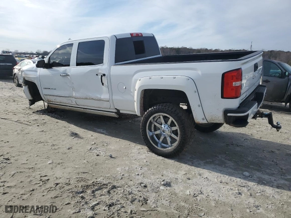 2017 GMC Sierra 2500HD Denali with VIN 1GT12UEGXHF169804, listed as a Copart auction lot 43223325 with 121,469 mi miles and Salvage Title. Bid and sale history available at carsss.com. Image 2.
