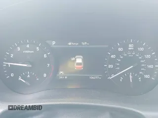 2018 Genesis G80 3.8L with VIN KMHGN4JE0JU246022, listed as a IAAI auction lot 41855219 with 106,277 mi miles. Bid and sale history available at carsss.com. Image 7.