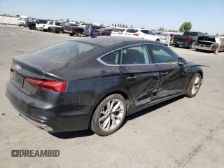 2022 Audi A5 Sportback Premium with VIN WAUABCF59NA007997, listed as a Copart auction lot 72692294 with 20,929 mi miles and Salvage Title. Bid and sale history available at carsss.com. Image 3.