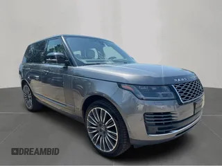 2019 Land Rover Range Rover z VIN SALGS2RE9KA556560, wystawiony jako Copart lot #67101625 z przebiegiem 112 273 mil mil oraz Czysty tytuł • Clean title. Historia ofert i sprzedaży dostępna na DreamBid. Obrazek 1.