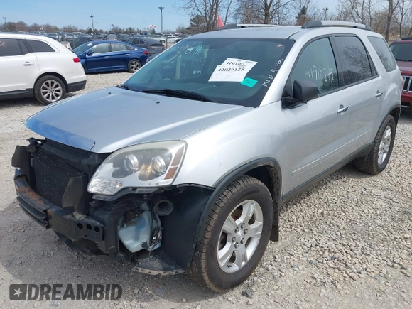 2012 GMC Acadia SL z VIN 1GKKVNED2CJ339543, wystawiony jako IAAI lot #42029125 z przebiegiem 141 018 mil mil oraz . Historia ofert i sprzedaży dostępna na DreamBid. Obrazek 2.