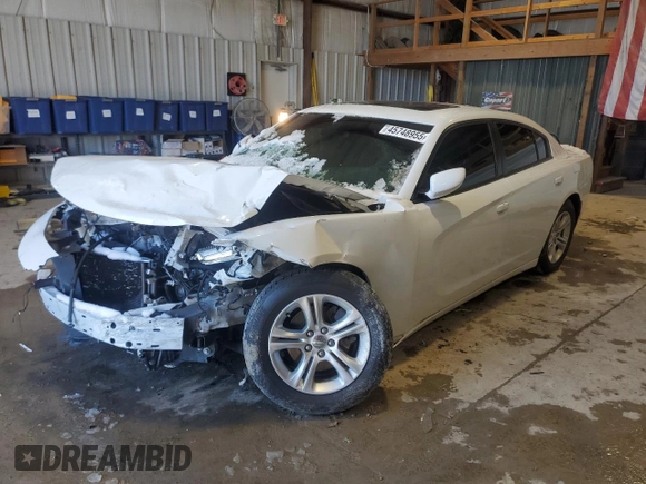 2021 Dodge Charger SXT with VIN 2C3CDXBG8MH541856, listed as a Copart auction lot 45748955 with 80,733 mi miles and Salvage Title. Bid and sale history available at carsss.com. Image 1.