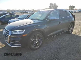 2018 Audi SQ5 Premium Plus with VIN WA1A4AFY5J2044507, listed as a Copart auction lot 83238274 with 46,801 mi miles and Salvage Title. Bid and sale history available at DreamBid. Image 1.