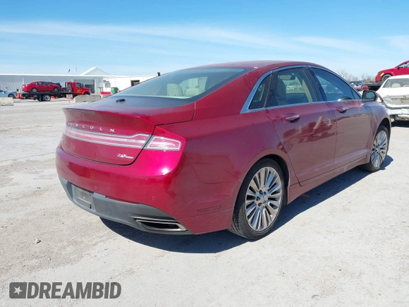2013 Lincoln MKZ with VIN 3LN6L2G99DR827028, listed as a IAAI auction lot 41822186 with 101,221 mi miles and . Bid and sale history available at DreamBid. Image 4.