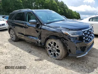 2025 Ford Explorer with VIN 1FMWK7HC1SGB97312, listed as a Copart auction lot 59141115 with 4 mi miles and Salvage title. Bid and sale history available at DreamBid. Image 4.