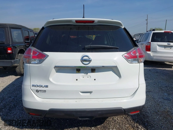 2016 Nissan Rogue SV with VIN KNMAT2MTXGP627849, listed as a IAAI auction lot 41898568 with 167,579 mi miles. Bid and sale history available at carsss.com. Image 16.